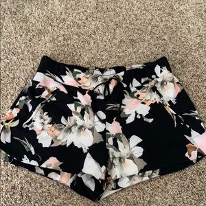 Floral Athleta shorts
